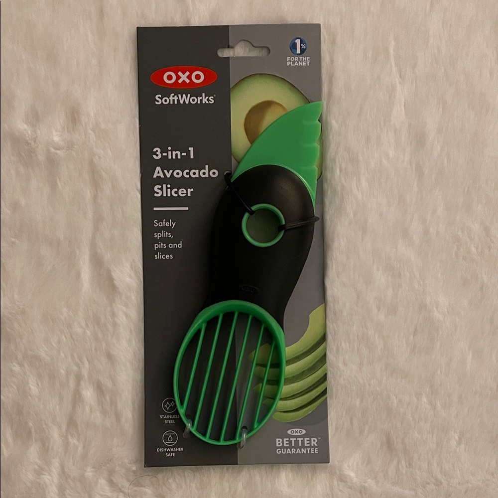 OXO Green and Black Avocado Tool